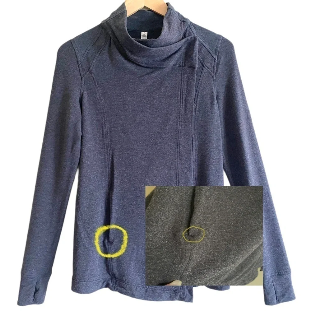 LULULEMON ATHLETICA Women’s Modal Blend Wrap Jacket Size 6